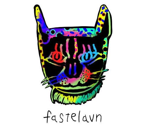 ファステラウンの黒猫のロゴ